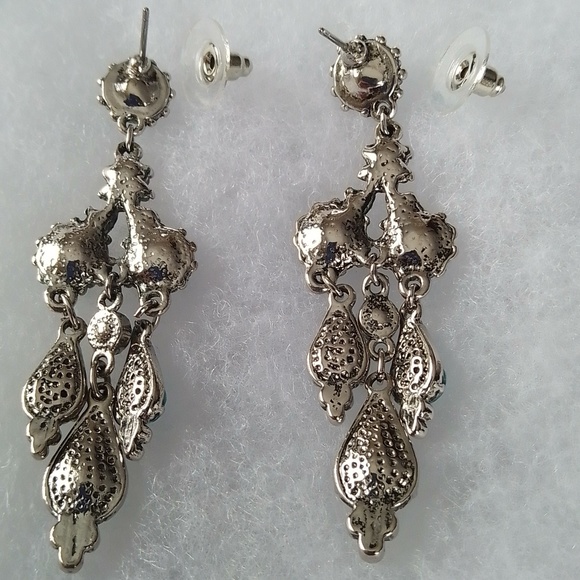 Turquoise Chandelier Earrings - Picture 6 of 9